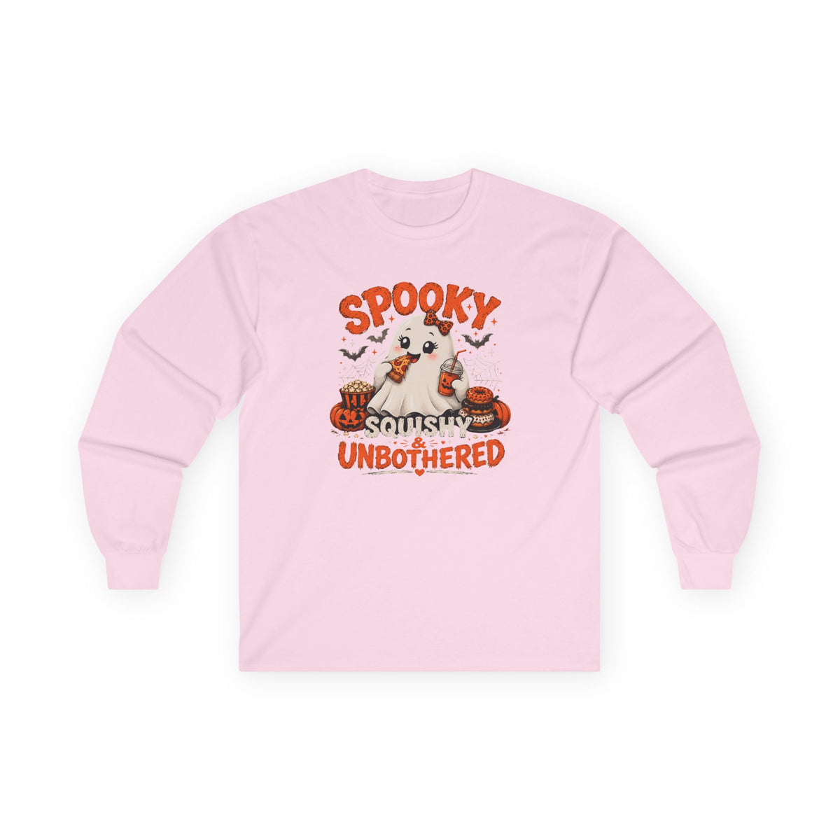 Chubby Ghost Mary eating Unisex Ultra Cotton Long Sleeve Tee