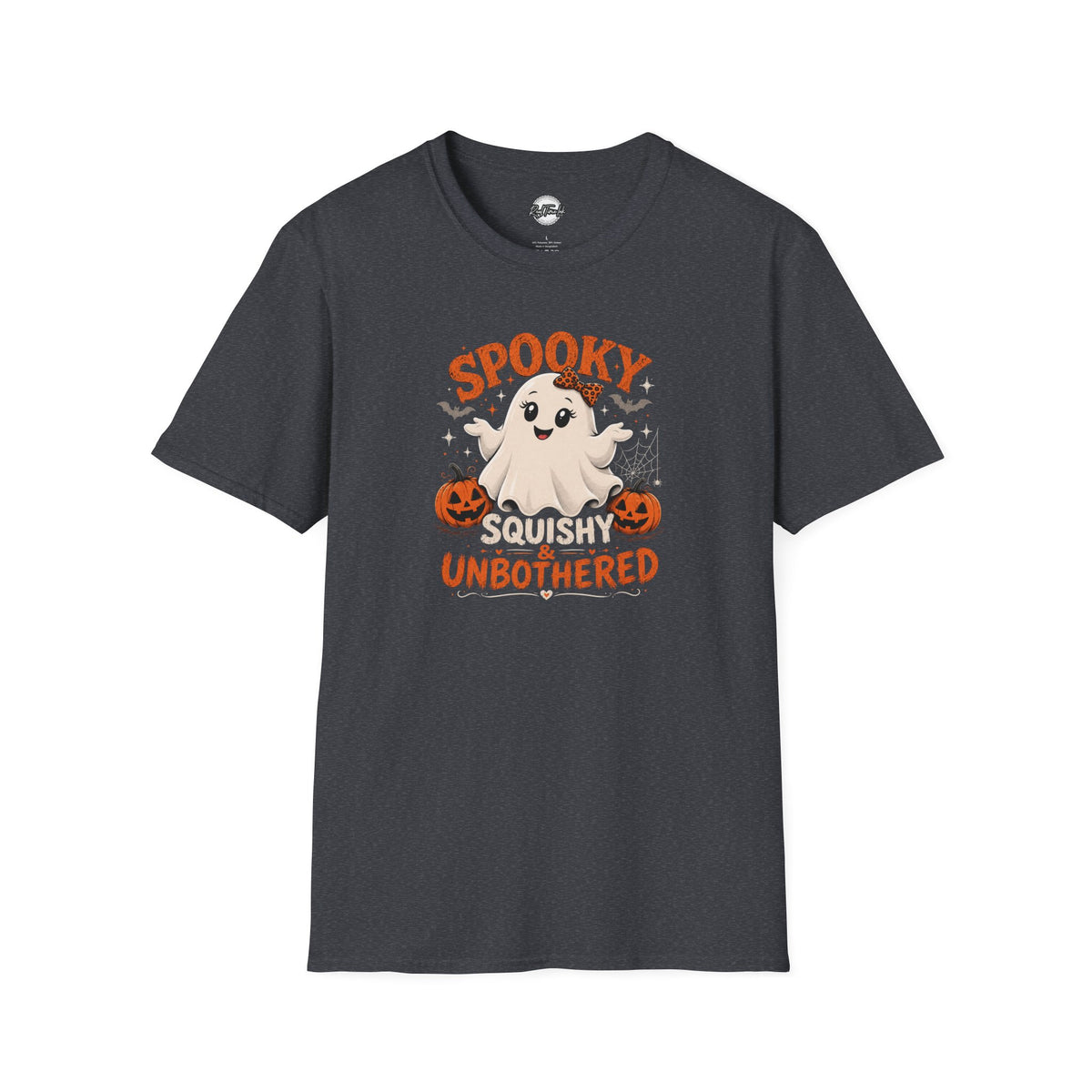 Chubby Ghost Mary Squishy and Unbothered Holloween Unisex Softstyle T-Shirt