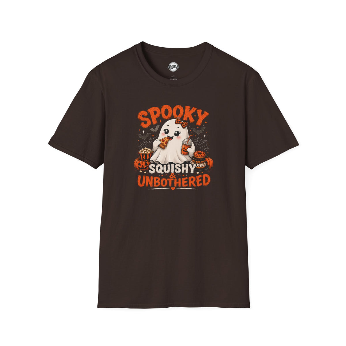 Chubby Ghost Mary Eating Halloween T-Shirt