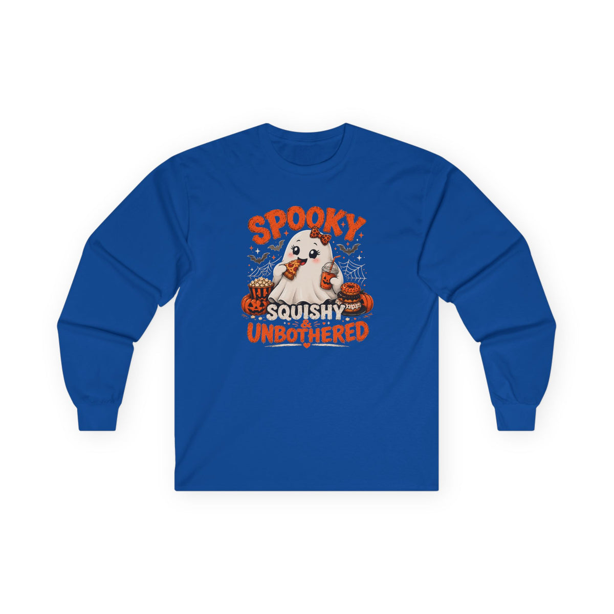 Chubby Ghost Mary eating Unisex Ultra Cotton Long Sleeve Tee