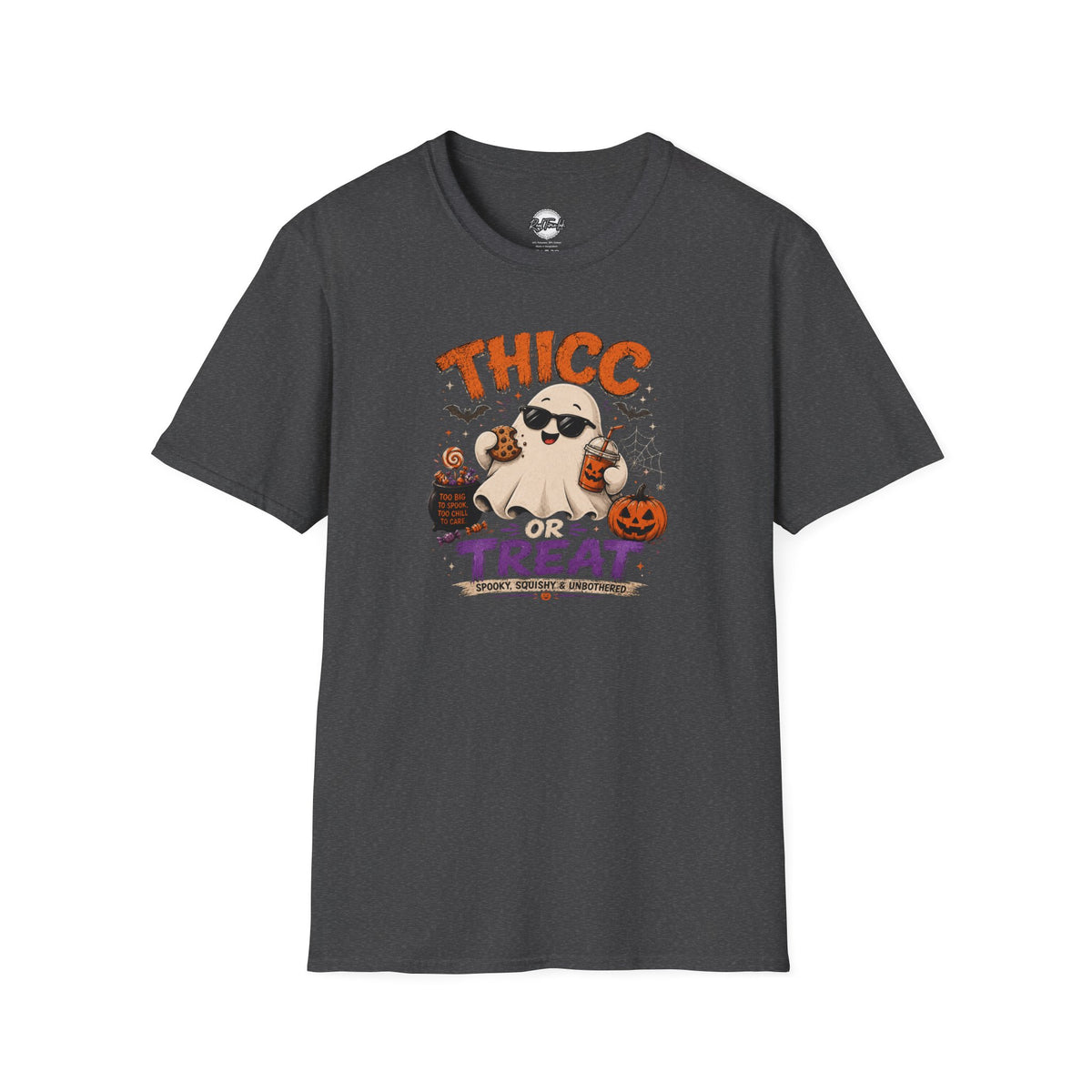 Chubby Ghost Max Thicc or Treat Softstyle T-Shirt