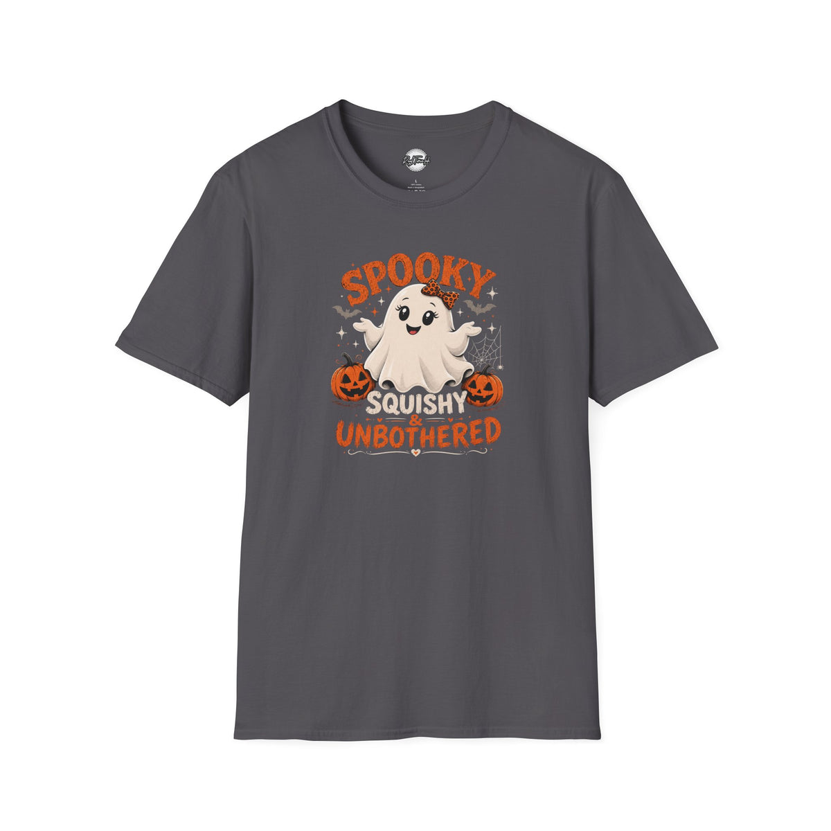 Chubby Ghost Mary Squishy and Unbothered Holloween Unisex Softstyle T-Shirt
