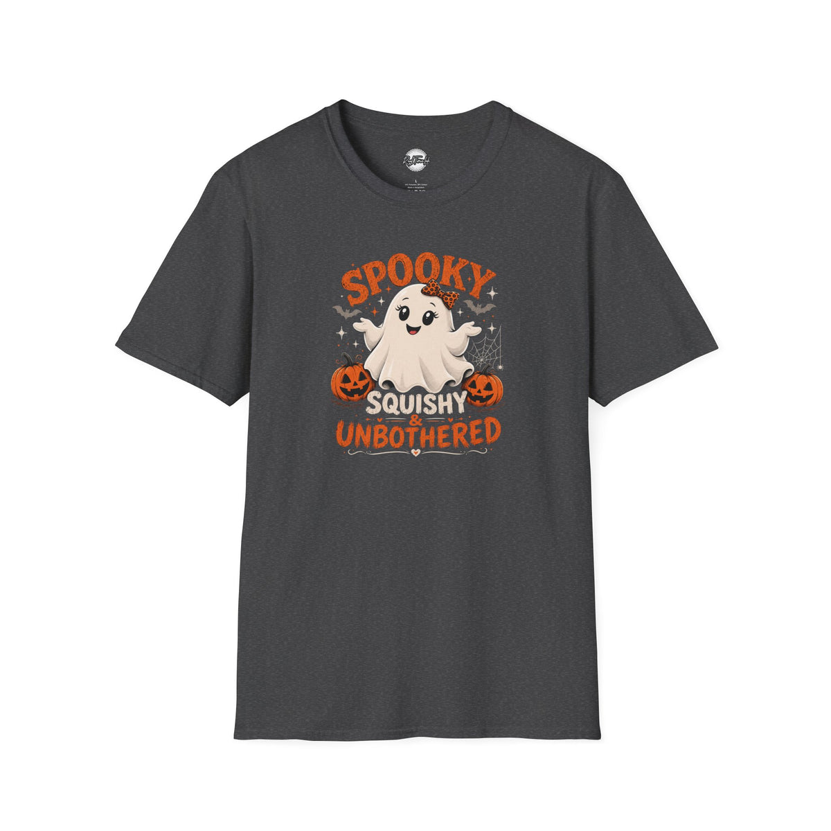 Chubby Ghost Mary Squishy and Unbothered Holloween Unisex Softstyle T-Shirt