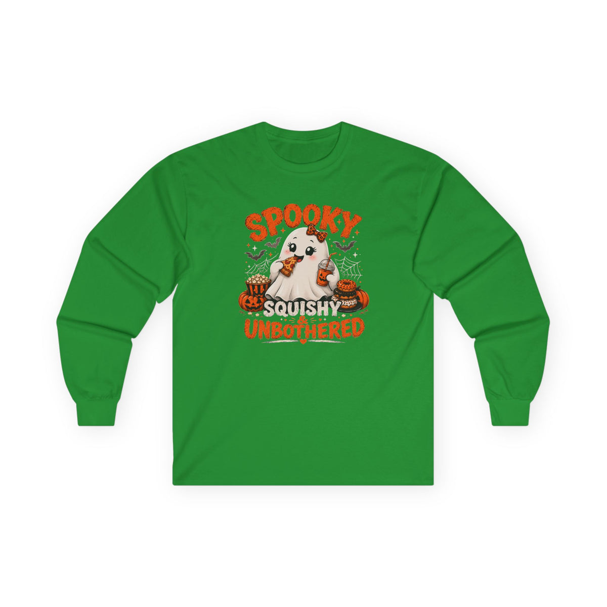 Chubby Ghost Mary eating Unisex Ultra Cotton Long Sleeve Tee