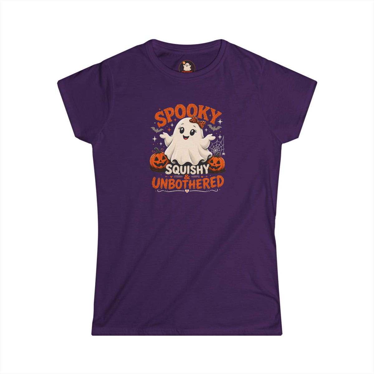 Women's Chubby Ghost Softstyle Tee — Classic Crewneck Tee for Everyday Comfort