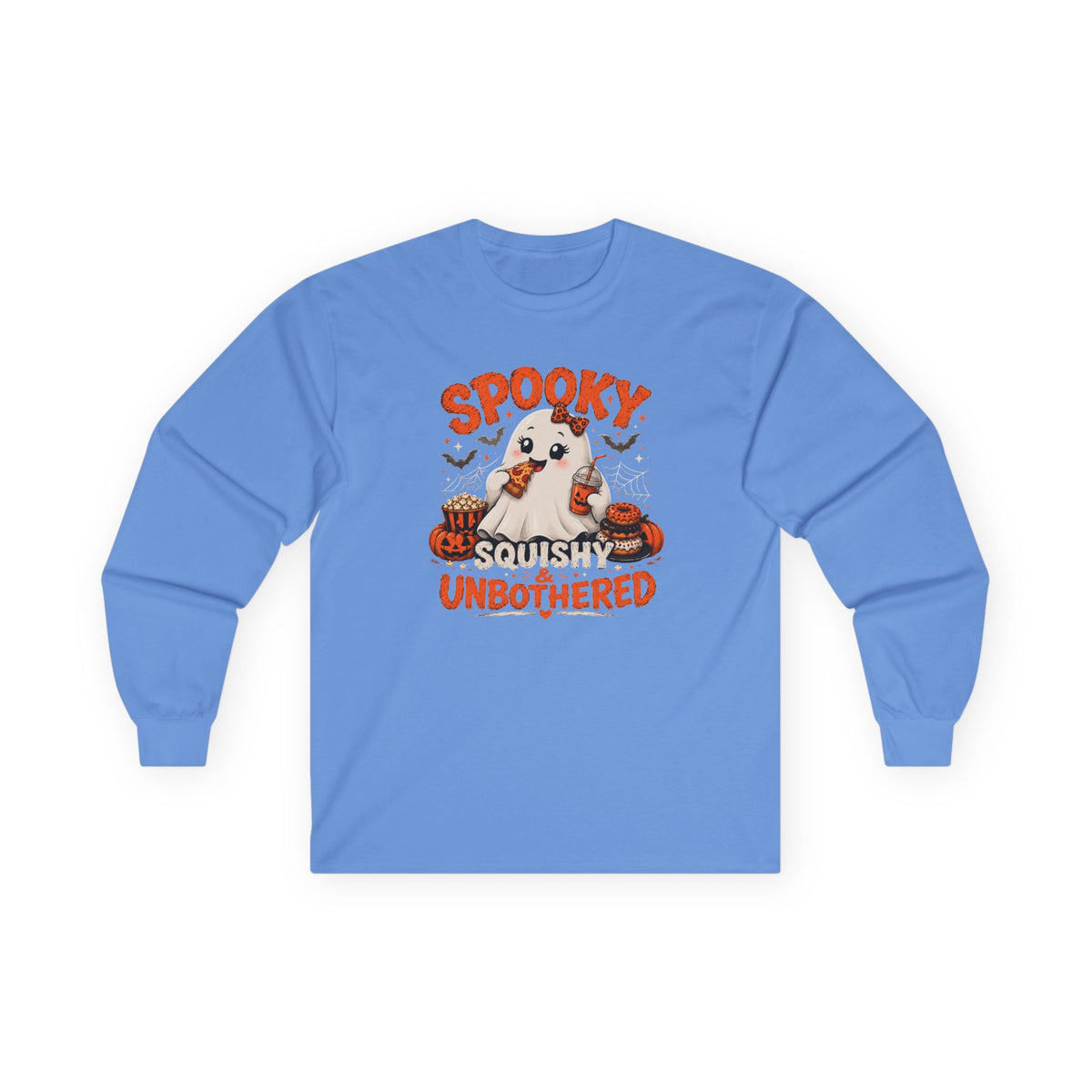 Chubby Ghost Mary eating Unisex Ultra Cotton Long Sleeve Tee
