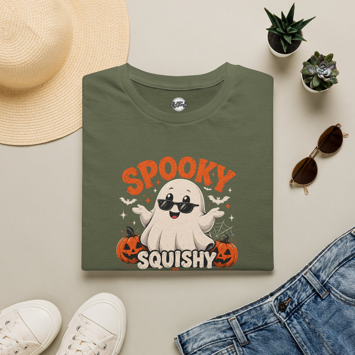 Chubby Ghost Max Holoween Unisex Softstyle T-Shirt