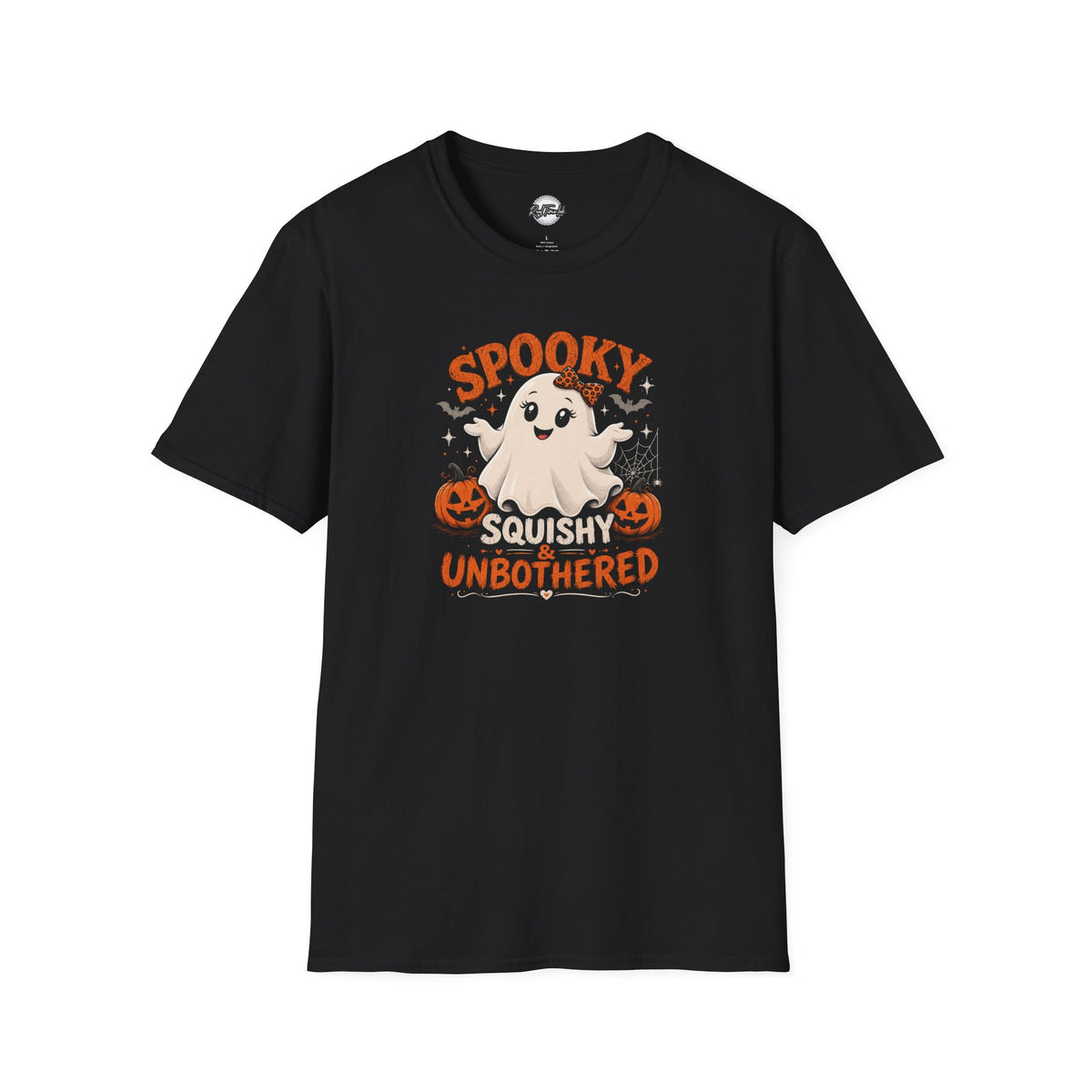 Chubby Ghost Mary Squishy and Unbothered Holloween Unisex Softstyle T-Shirt