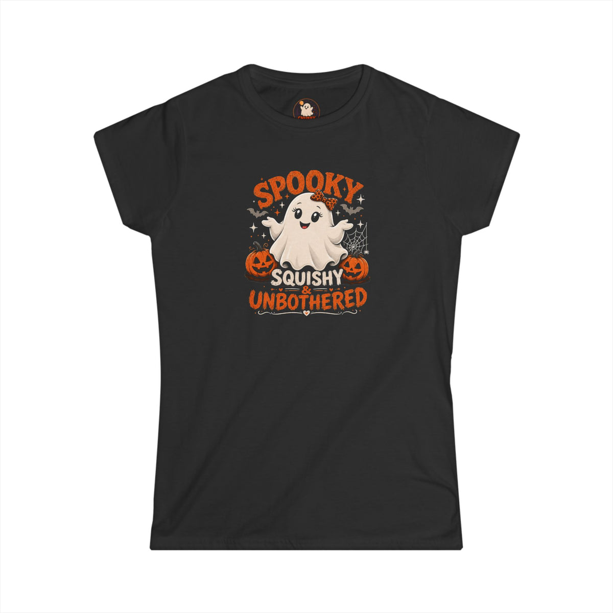 Women's Chubby Ghost Softstyle Tee — Classic Crewneck Tee for Everyday Comfort