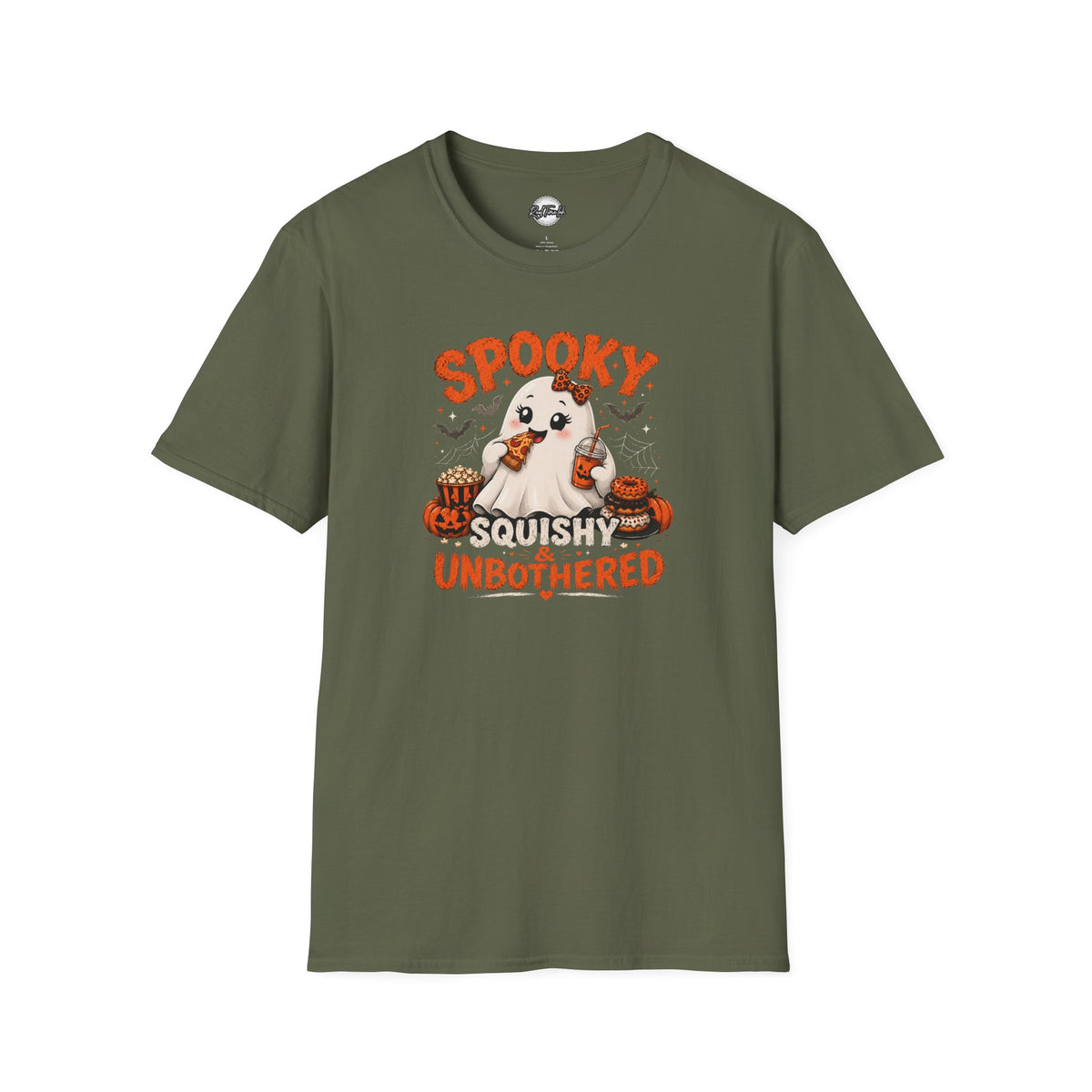 Chubby Ghost Mary Eating Halloween T-Shirt