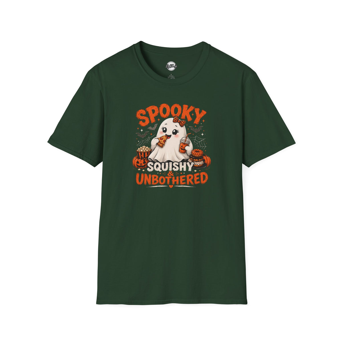 Chubby Ghost Mary Eating Halloween T-Shirt